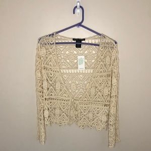 Cute Crotchet Cardigan | Ties in Front | BRAND NEW